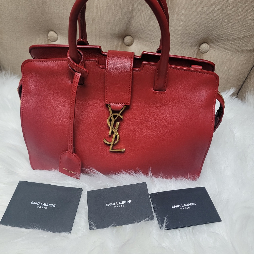 YSL Kate Red Leather Handbag